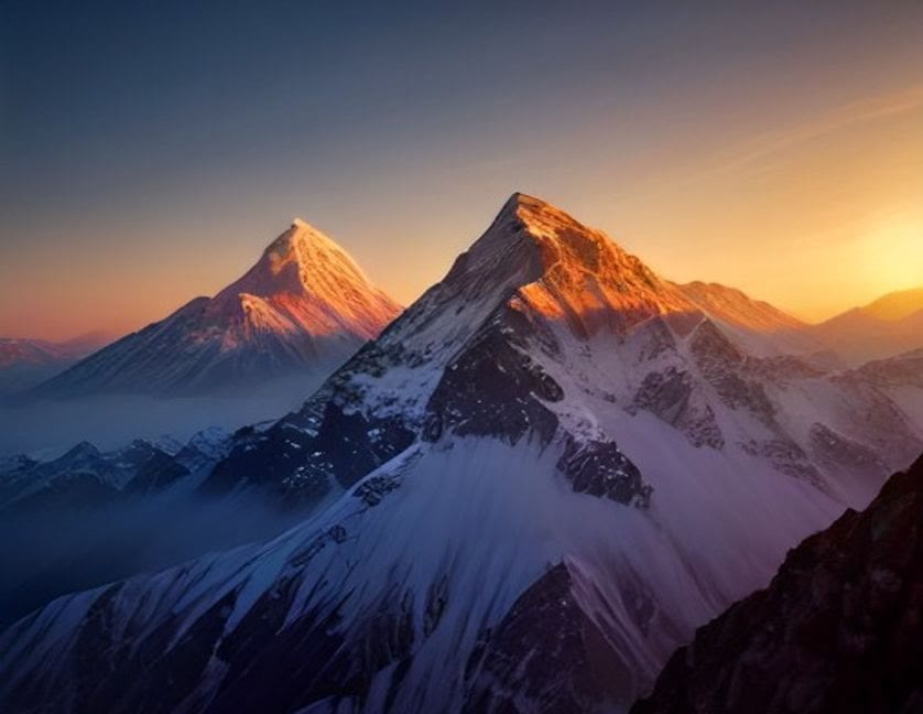 Annapurna massif panorama